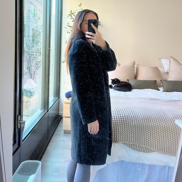 Black Topshop Trench Coat - Picture 3 of 5